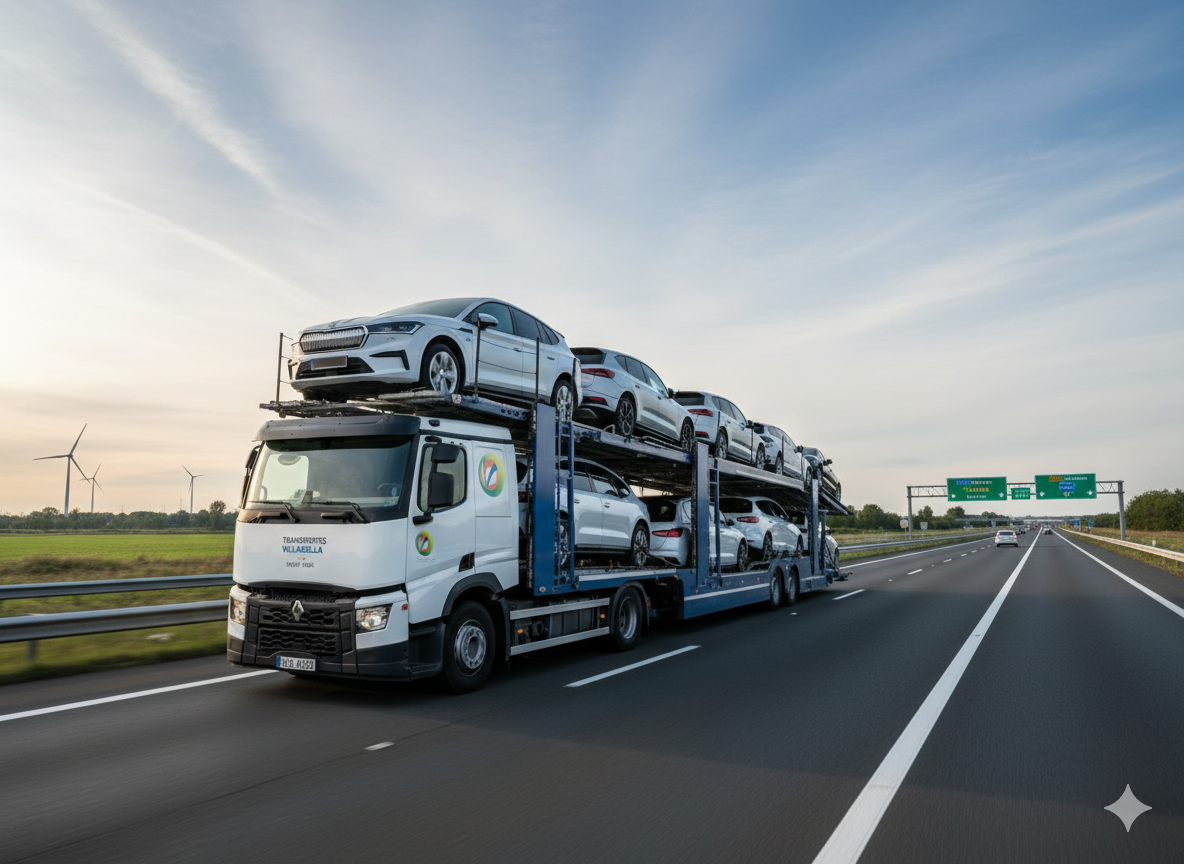 Transporte de vehículos eléctricos por carretera en Valladolid